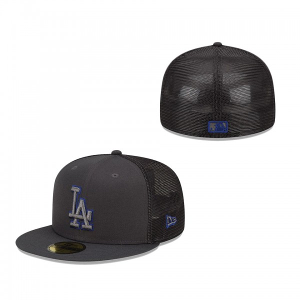 Los Angeles Dodgers New Era 2022 Batting Practice 59FIFTY Fitted Hat Graphite