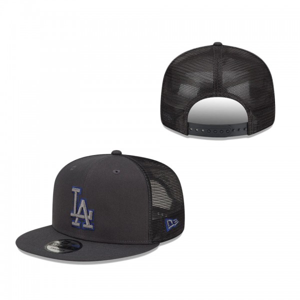 Los Angeles Dodgers New Era 2022 Batting Practice 9FIFTY Snapback Adjustable Hat Graphite