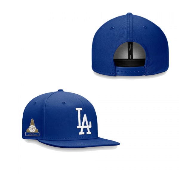Los Angeles Dodgers Royal 1959 World Series Patch Snapback Hat