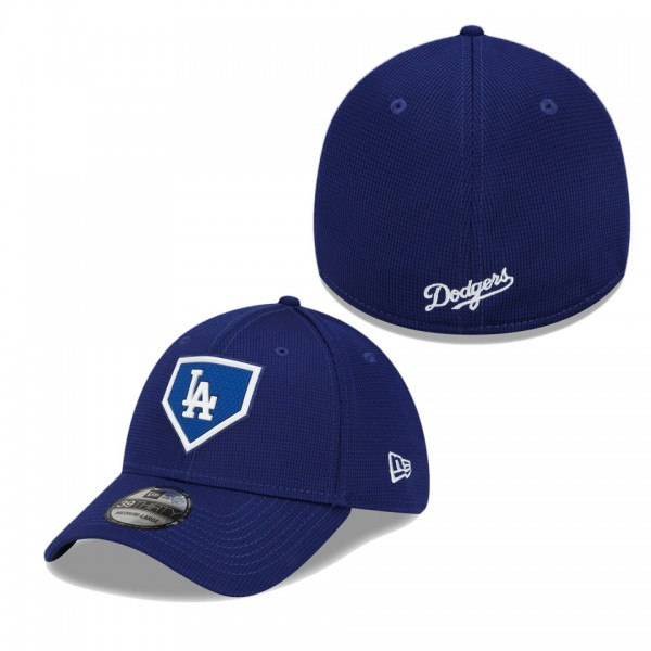 Los Angeles Dodgers Royal 2022 Clubhouse 39THIRTY Flex Hat