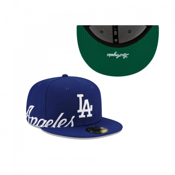 Los Angeles Dodgers Royal Sidesplit 59FIFTY Fitted Hat
