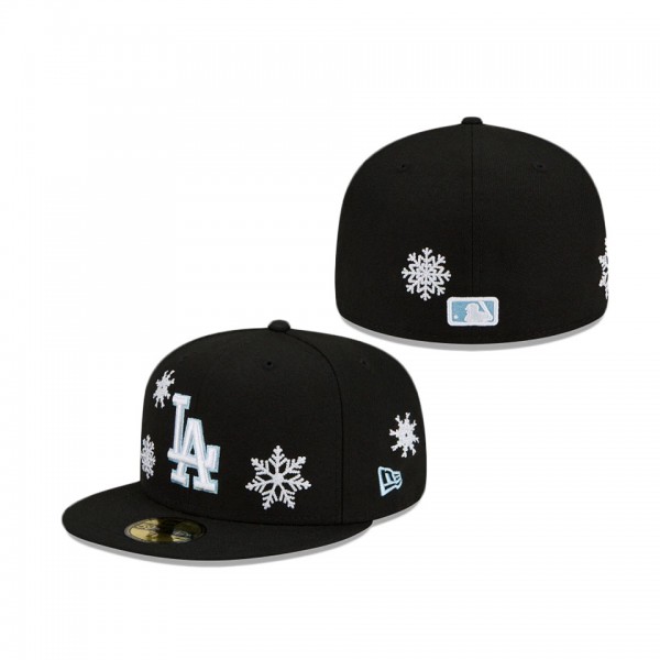 Los Angeles Dodgers Snow Fitted Hat