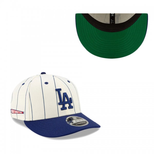 Los Angeles Dodgers Uninterrupted X White Low Profile 9FIFTY Adjustable Hat