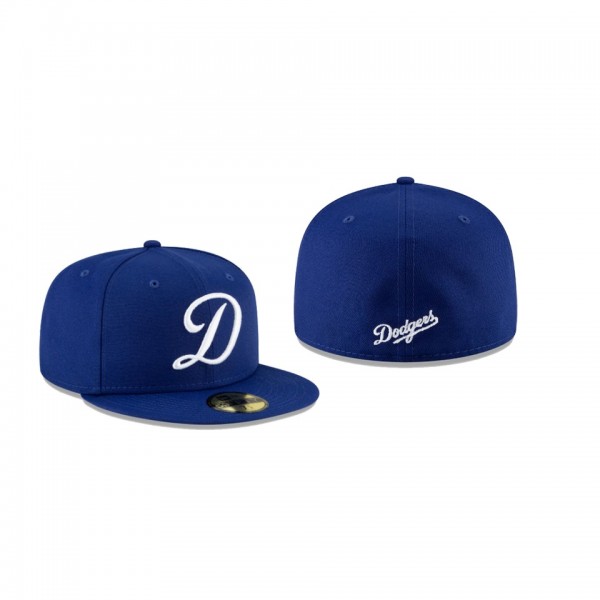 Men's Los Angeles Dodgers Ligature Blue 59FIFTY Fitted Hat