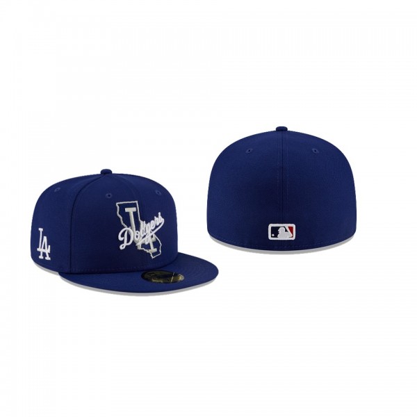 Men's Los Angeles Dodgers Local Blue 59FIFTY Fitted Hat
