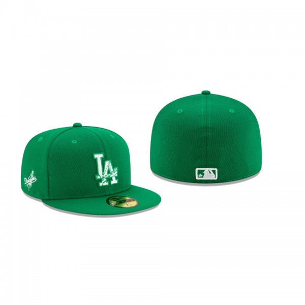 Men's Los Angeles Dodgers 2021 St. Patrick's Day Green 59FIFTY Fitted Hat