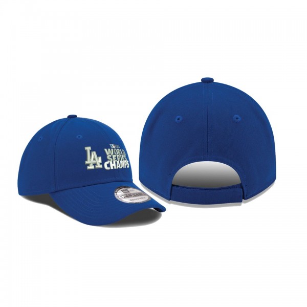Men's Los Angeles Dodgers 2020 World Series Champions Royal Block 9FORTY Adjustable Hat