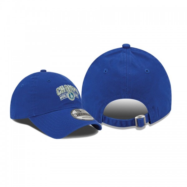 Men's Los Angeles Dodgers 2020 World Series Champions Royal Locker Room Replica 9TWENTY Adjustable Hat