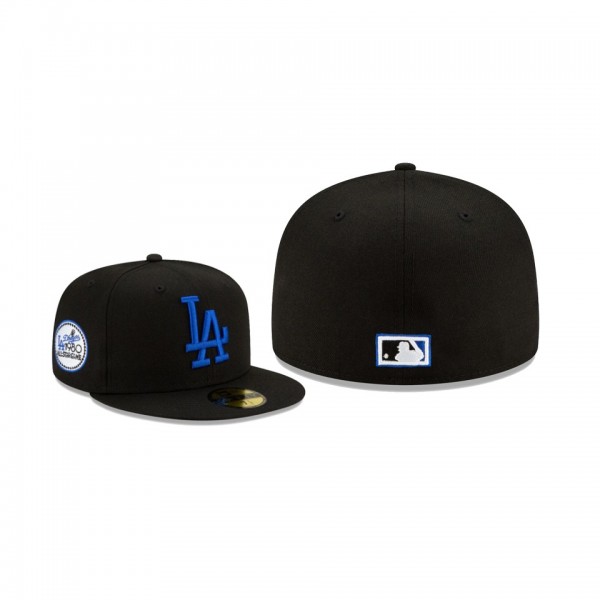 Men's Los Angeles Dodgers Royal Under Visor Black 59FIFTY Fitted Hat