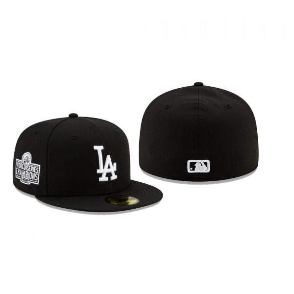 Men's Los Angeles Dodgers World Series Champions Black 59FIFTY Fitted Hat