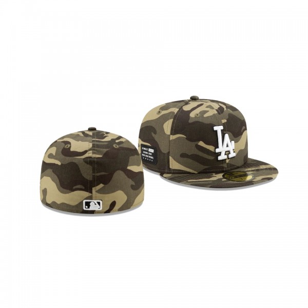 Men's Los Angeles Dodgers 2021 Armed Forces Day Camo On-Field 59FIFTY Fitted Hat