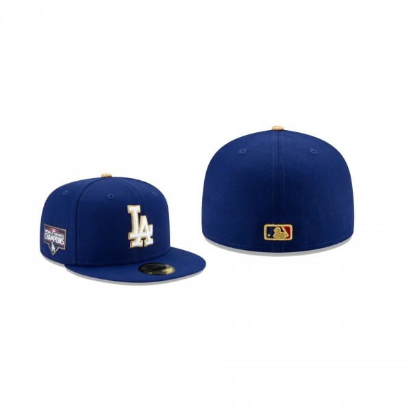 Men's Los Angeles Dodgers 2021 Gold Program Royal 59FIFTY Fitted Hat