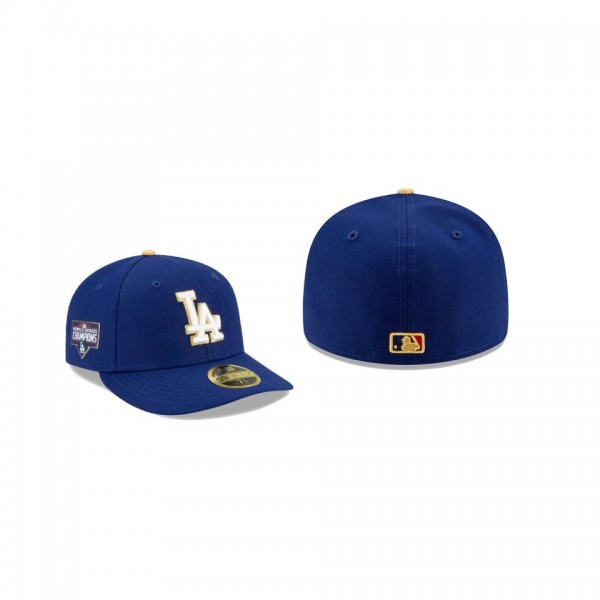 Men's Los Angeles Dodgers 2021 Gold Program Royal Low Profile 59FIFTY Fitted Hat