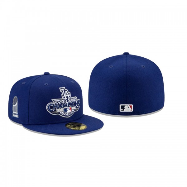 Men's Los Angeles Dodgers World Series Champions Royal 59FIFTY Fitted Hat