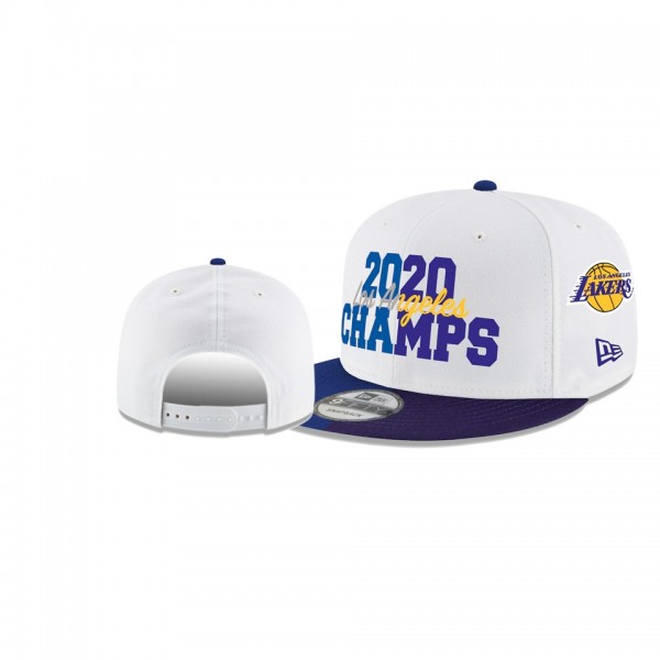 Men's Los Angeles Dodgers 2020 Dual Champions White 9FIFTY Snapback Adjustable Hat