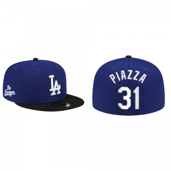 Mike Piazza Los Angeles Dodgers Royal 2022 City Connect 59FIFTY Team Fitted Hat
