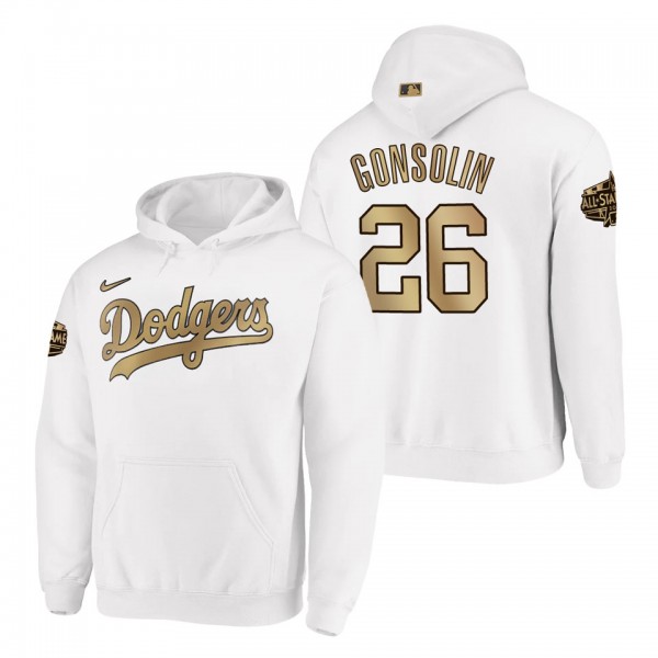 Tony Gonsolin Dodgers 2022 MLB All-Star Game White Hoodie