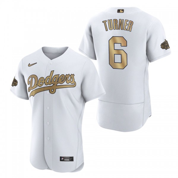 Trea Turner Dodgers 2022 MLB All-Star Game Authentic White Jersey