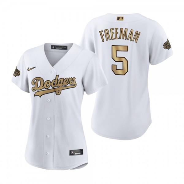 Women's Los Angeles Dodgers Freddie Freeman White 2022 MLB All-Star Game Replica Jersey