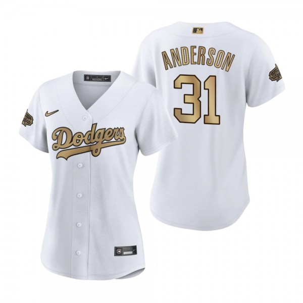 Women's Los Angeles Dodgers Tyler Anderson White 2022 MLB All-Star Game Replica Jersey