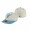 Miami Marlins White Chrome Sky Low Profile Fitted Hat