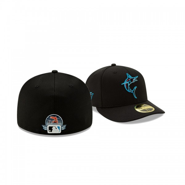 Marlins 2020 Spring Training Black Low Profile 59FIFTY Fitted New Era Hat