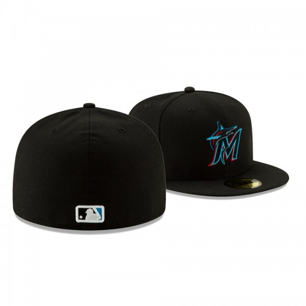 Men's Marlins 9-11 Remembrance Sidepatch Black 59FIFTY Fitted New Era Hat