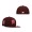 Miami Marlins New Era 25th Anniversary Color Fam Lava Red Undervisor 59FIFTY Fitted Hat Maroon