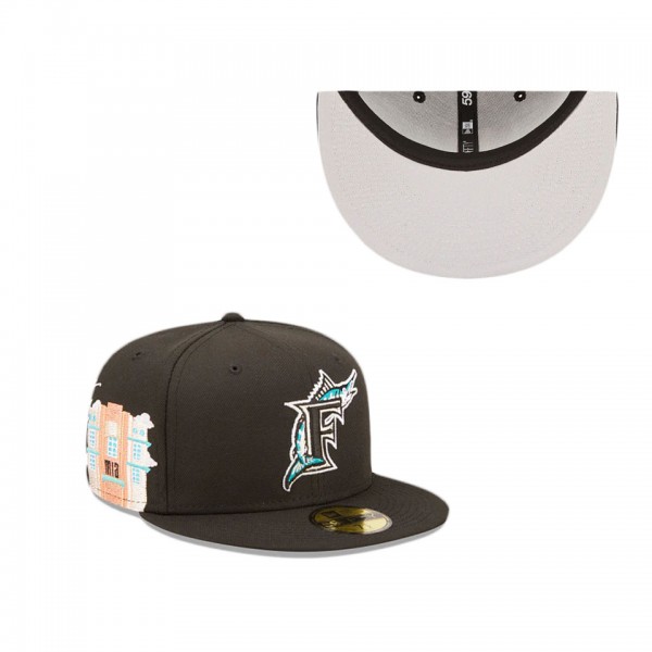 Miami Marlins Cloud Icon 59FIFTY Fitted Hat