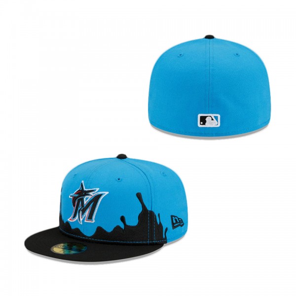 Miami Marlins Drip Front 59FIFTY Fitted Hat