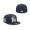 Miami Marlins Navy Oceanside Peach 59FIFTY Hat
