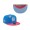 Men's Miami Marlins New Era Blue Pink MLB X Big League Chew Curveball Cotton Candy Flavor Pack 59FIFTY Fitted Hat