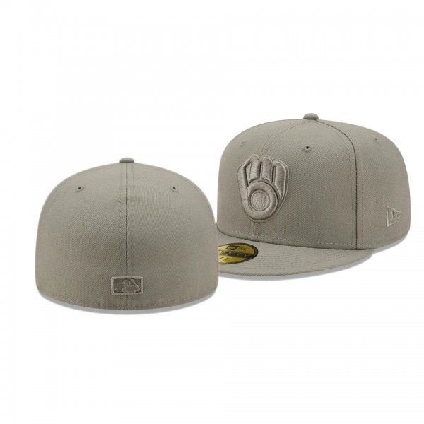 Men's Brewers Color Pack Gray 59FIFTY Fitted Hat