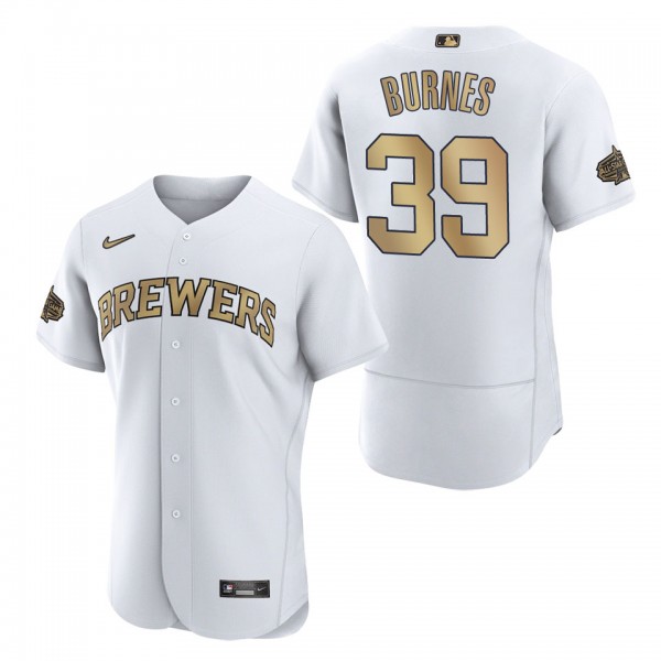 Corbin Burnes Brewers 2022 MLB All-Star Game Authentic White Jersey
