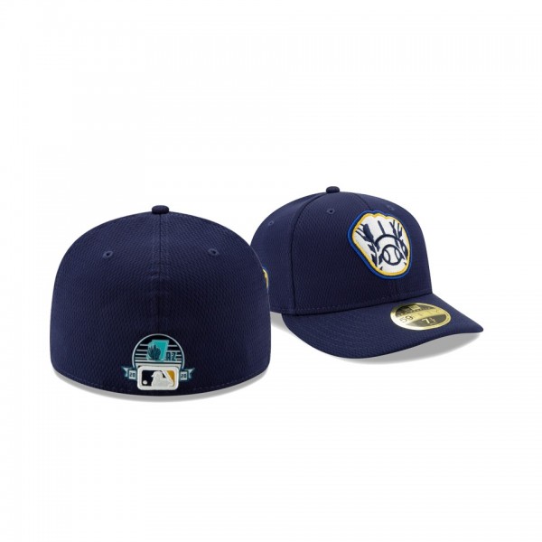 Brewers 2020 Spring Training Navy Low Profile 59FIFTY Fitted New Era Hat