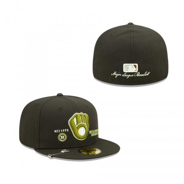 Milwaukee Brewers Money Fitted Hat
