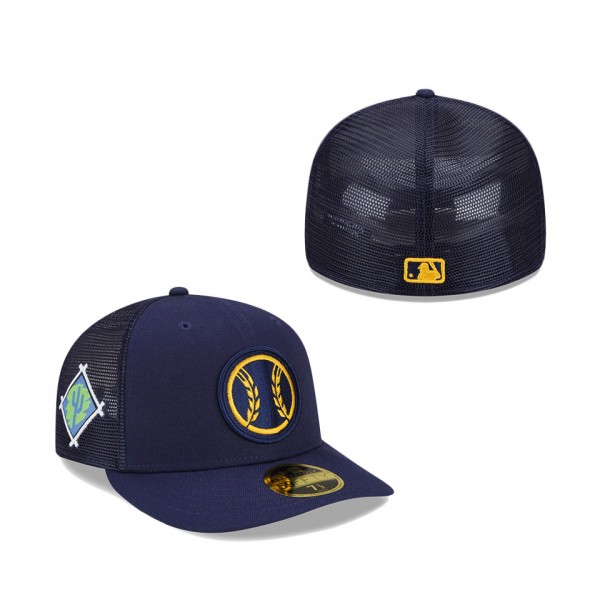 Milwaukee Brewers New Era 2022 Spring Training Low Profile 59FIFTY Fitted Hat Navy
