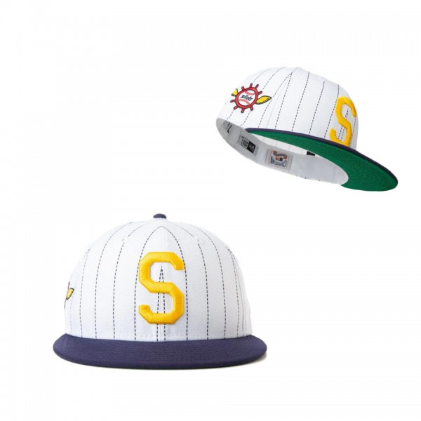 Seattle Pilots Pinstripe Fitted Hat