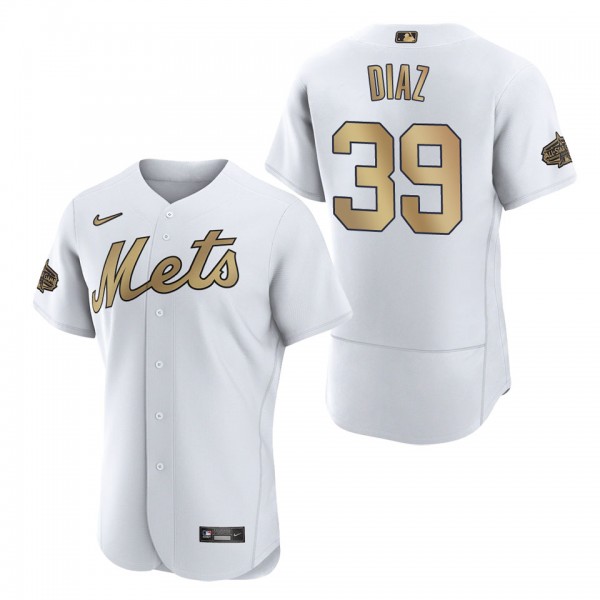 Edwin Diaz Mets 2022 MLB All-Star Game Authentic White Jersey