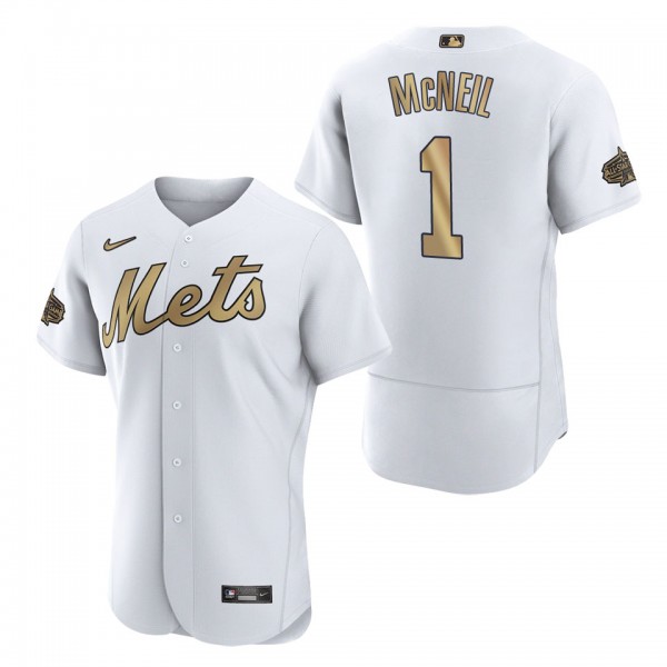 Jeff McNeil Mets 2022 MLB All-Star Game Authentic White Jersey