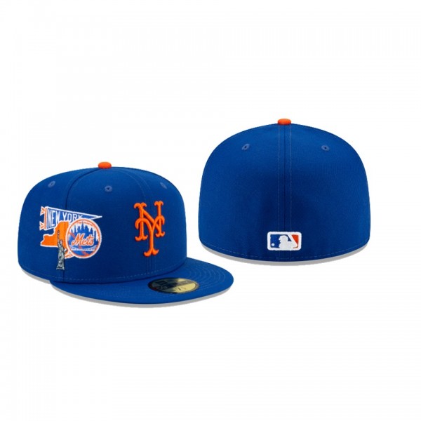 Men's New York Mets City Patch Blue 59FIFTY Fitted Hat