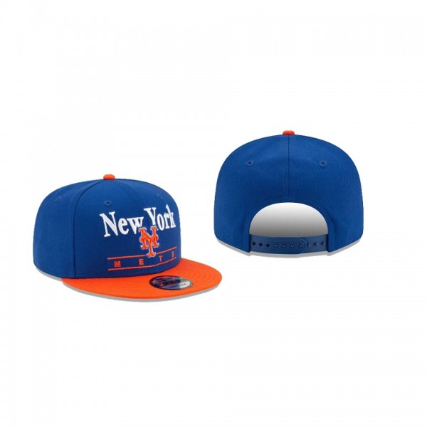 Men's New York Mets Two Tone Retro Blue 9FIFTY Snapback Hat