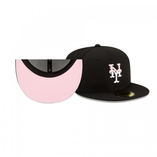 New York Mets Team Drip Black 59FIFTY Fitted Hat