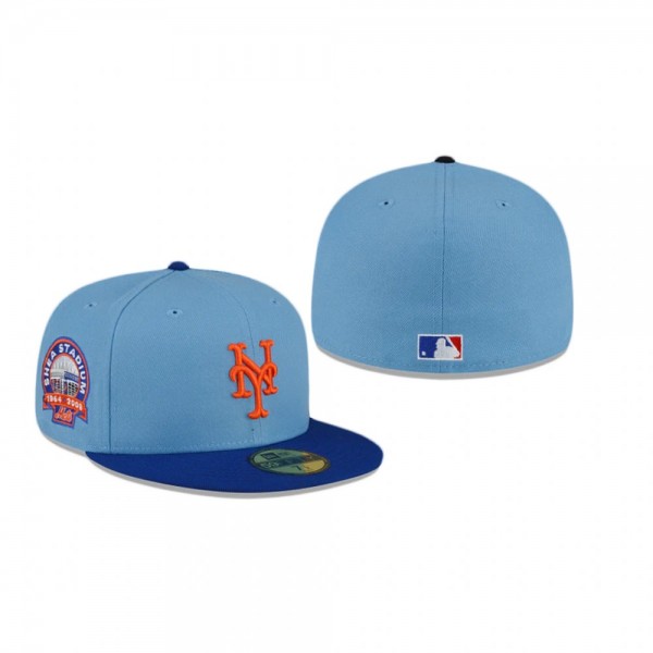New York Mets Blue Just Caps Drop 5 59FIFTY Fitted Hat