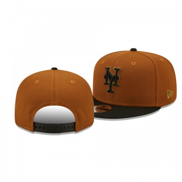 New York Mets Color Pack 2-Tone Brown Black 9FIFTY Snapback Hat