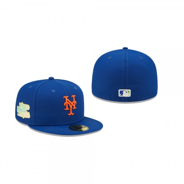 New York Mets Royal Citrus Pop 59FIFTY Fitted Hat