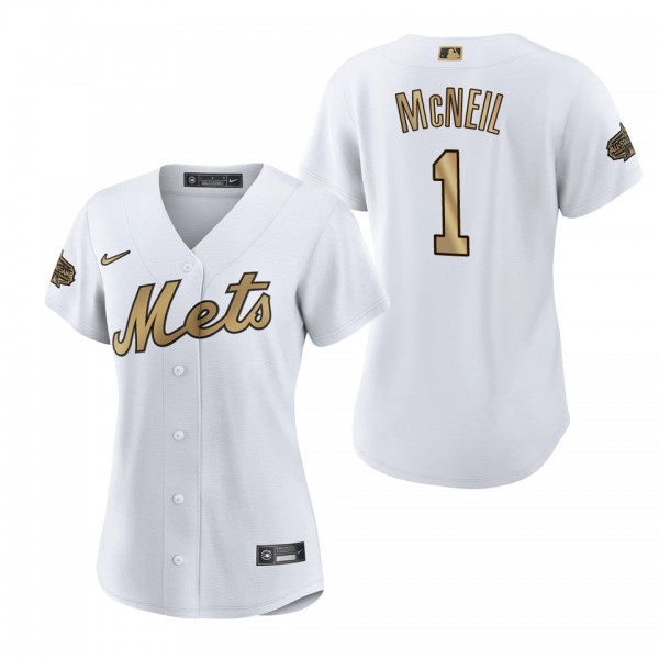 Women's Jeff McNeil Mets White 2022 MLB All-Star Game Replica Jersey