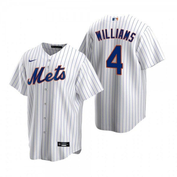 New York Mets Jett Williams White 2022 MLB Draft Home Replica Jersey