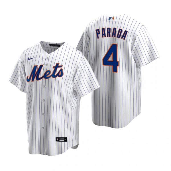 New York Mets Kevin Parada White 2022 MLB Draft Home Replica Jersey