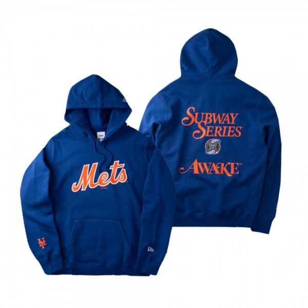 New York Mets Blue MLB Awake Subway Series Hoodie